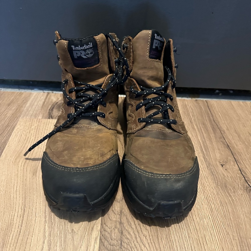 Timberland PRO Brown, Black and Purple Womens Steel ToeWork Boots